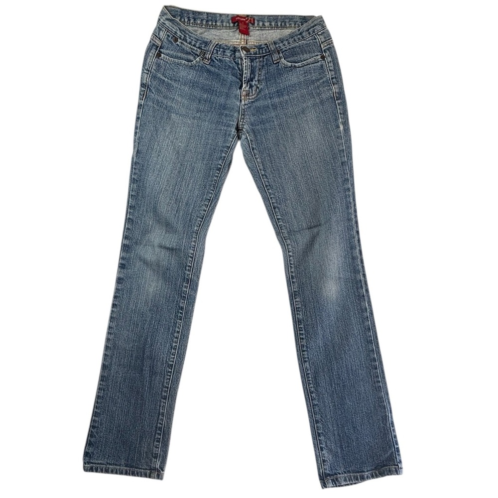 Forever 21 Blue Straight Leg Women's Jeans